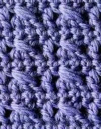 Плоские узоры вязания