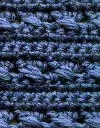 Плоские узоры вязания