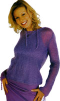 Лиловый свитер